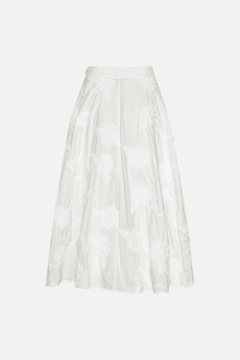Flower Maxi Skirt
