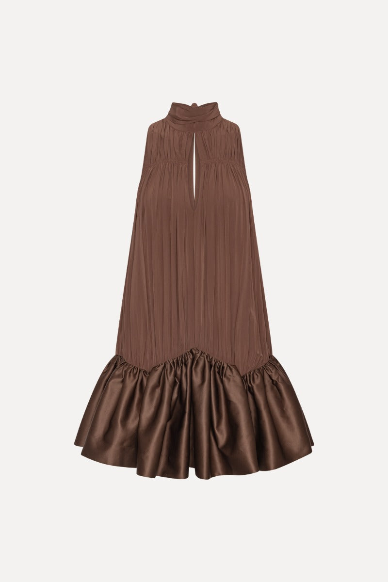 Gathered Mini Dress