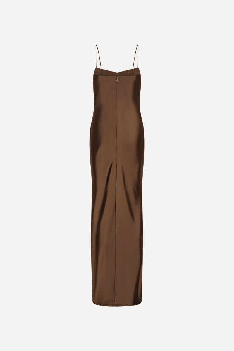 Satin Maxi Slip Dress