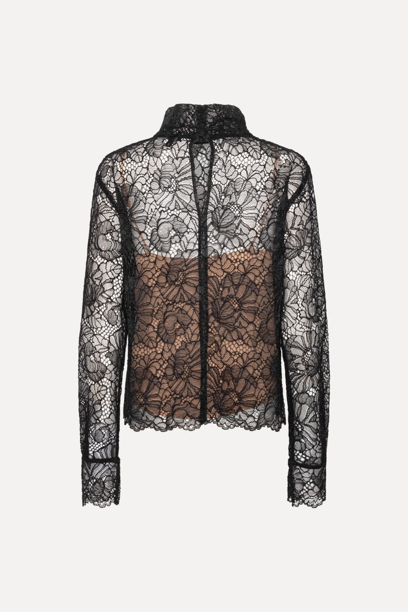 Lace Long Sleeve Blouse
