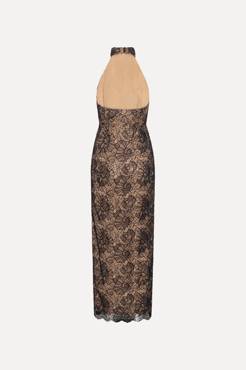 Lace Halterneck Dress