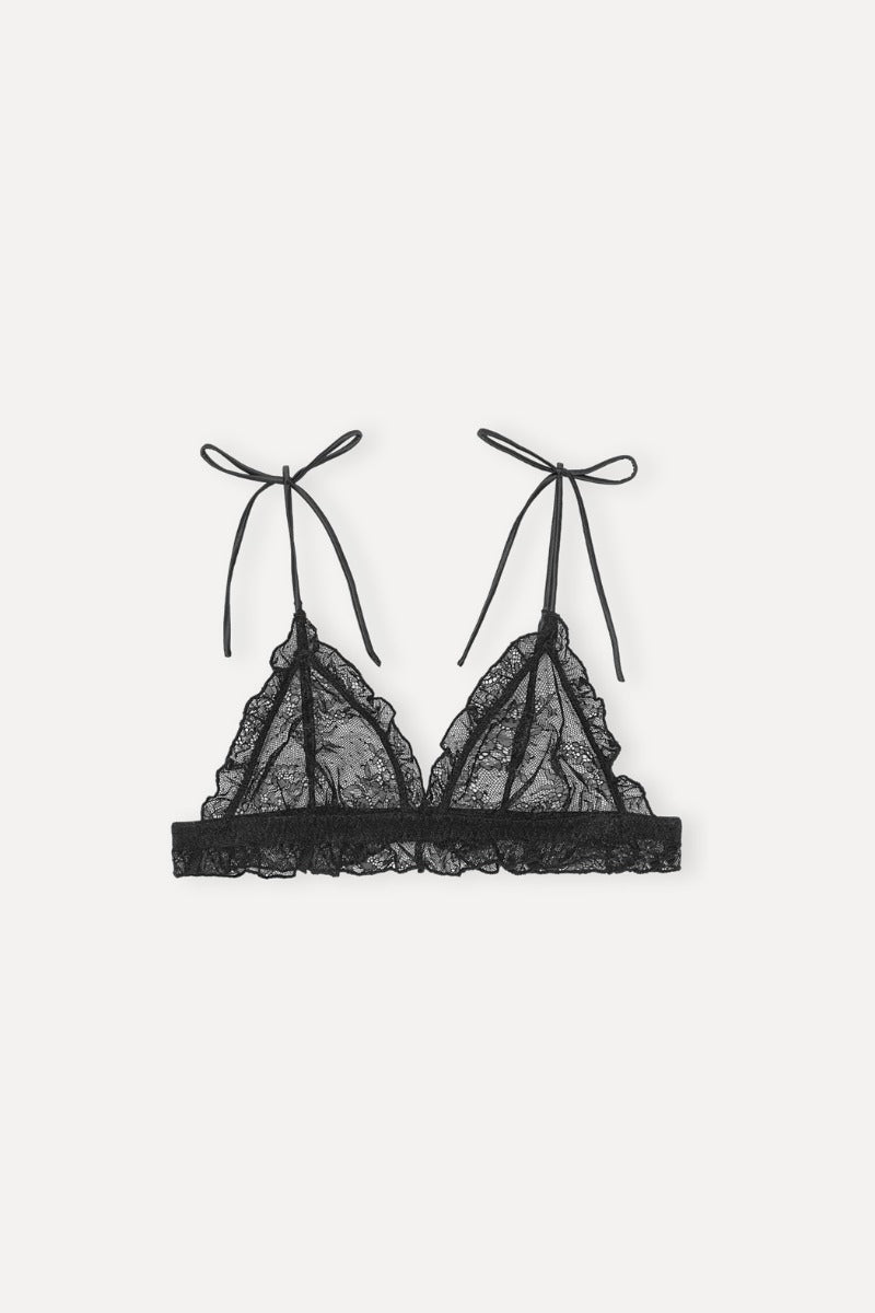 Unpadded Triangle Bralette
