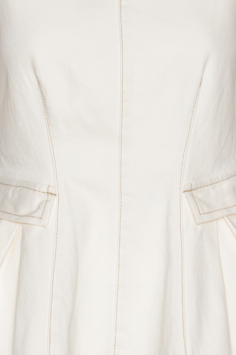 Peplum Denim Top