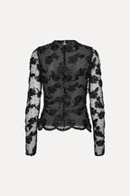Flower Mesh Ls Top