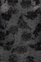 Flower Mesh Ls Top
