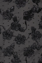 Flower Mesh Midi Skirt