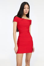 Mini Fitted Knit Dress