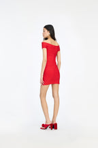 Mini Fitted Knit Dress