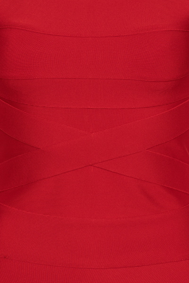 Mini Fitted Knit Dress