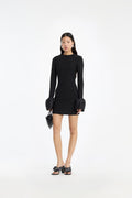 Frill Sleeved Mini Dress