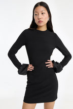Frill Sleeved Mini Dress