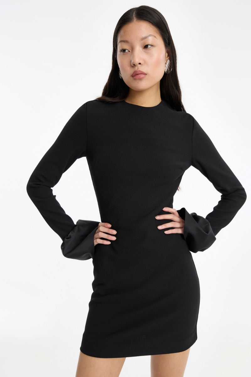 Frill Sleeved Mini Dress