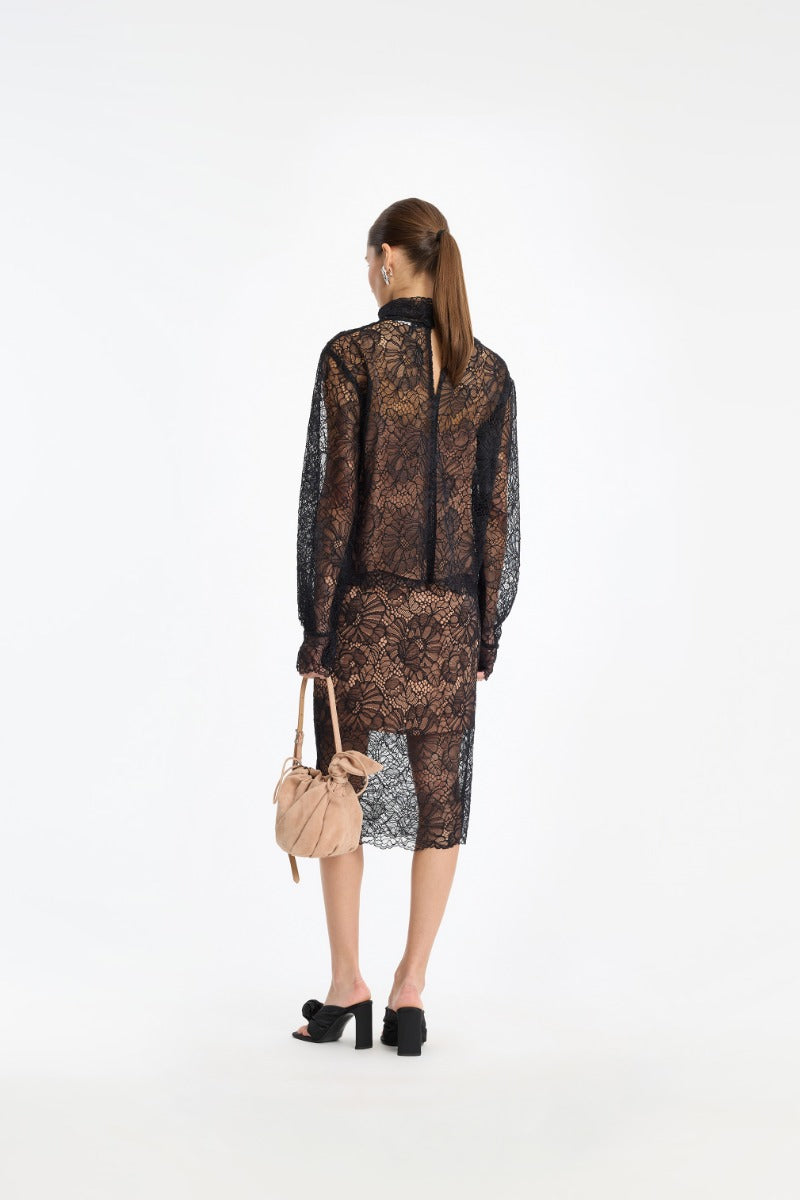 Lace Long Sleeve Blouse