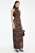 Lace Halterneck Dress
