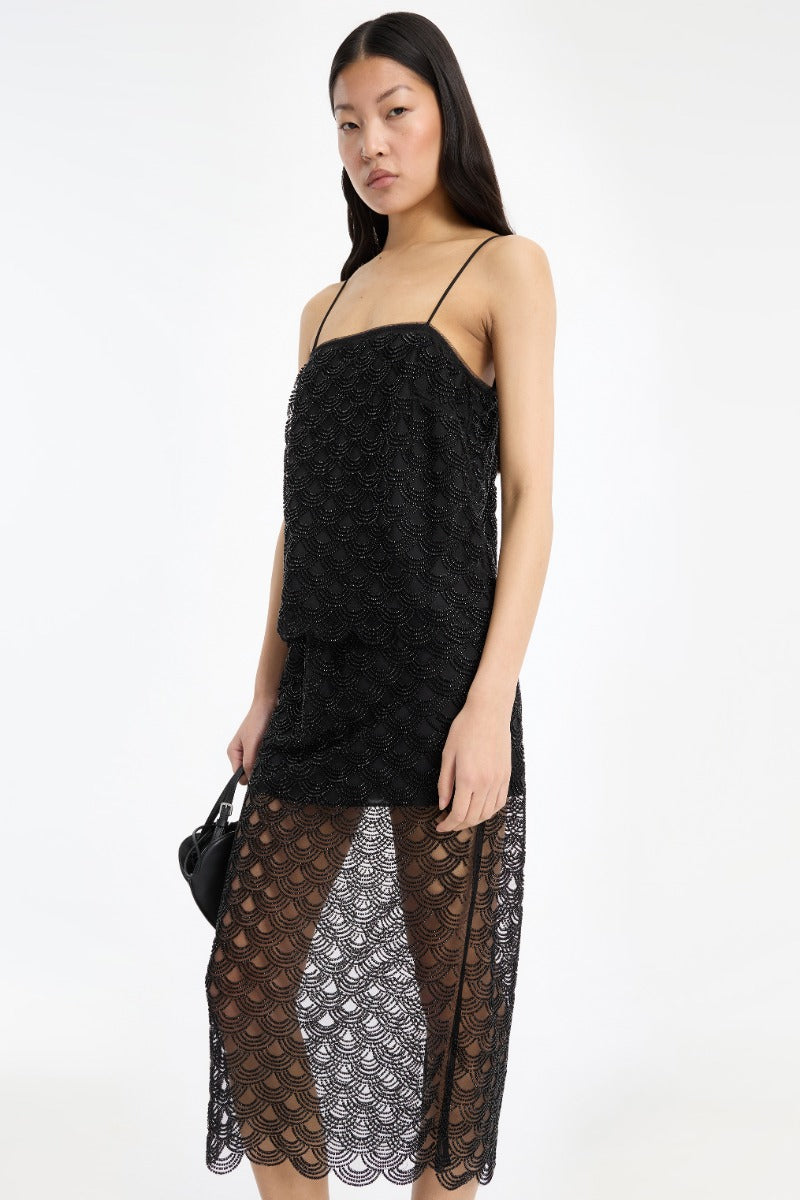Sequins Slip Top